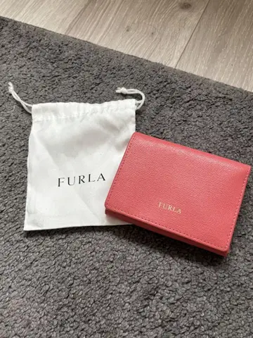 FURLA 미니 지갑 핑크