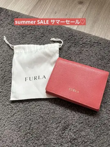 FURLA 미니 지갑 핑크