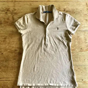 POLO RALRH LAUREN 반팔 폴로 셔츠 베이지