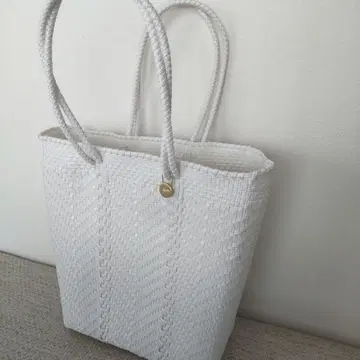 메르카도 백 레트라 ZIGZAG 화이트 (BOAT STYLE)