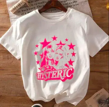 HYSTERIC 프린트 티셔츠 화이트