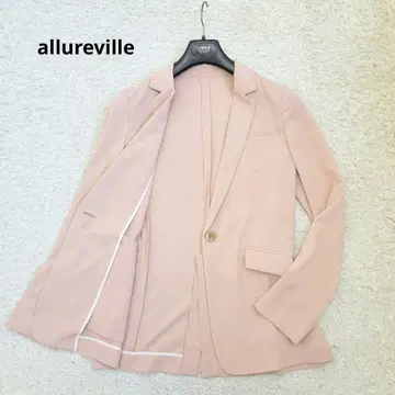 allureville 알아바일 테일러드 자켓 핑크 베이지 2
