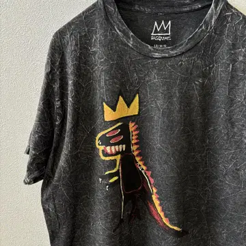 Jean-Michel Basquiat 롱T 블랙 긴팔 크라운 XL