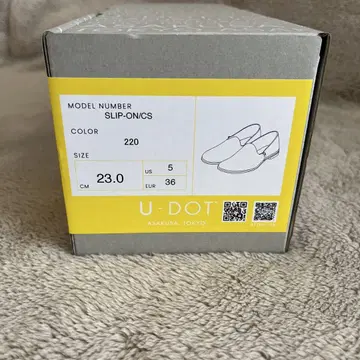 U-DOT / 슬립온 / 화이트 / 23cm