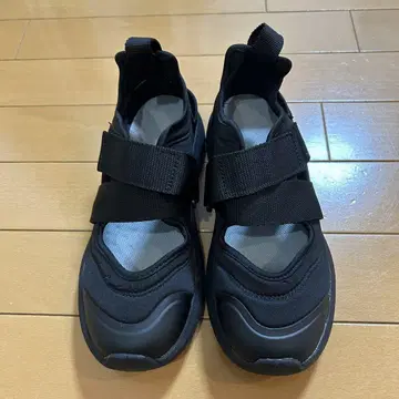 MUJI XS 스니커즈 샌들 블랙