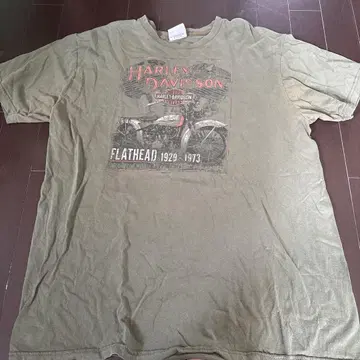 Harley-Davidson 티셔츠 올리브 그린