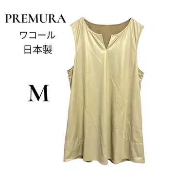 PREMURA 와코루 제 광택 튜닉 M 일본제