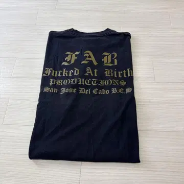 FAB 양면 프린트 티셔츠 멕시코제