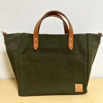 카와니시 가방 abb 아베베 성인 캔버스 스탠다드 올리브 토트백