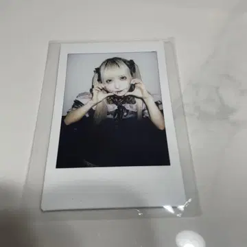 머큐로 보라색 렌게 폴라로이드