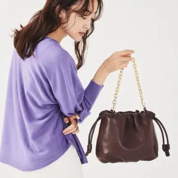 UNTITLED (언타이틀) 체인 드로코드 복조리형 숄더백