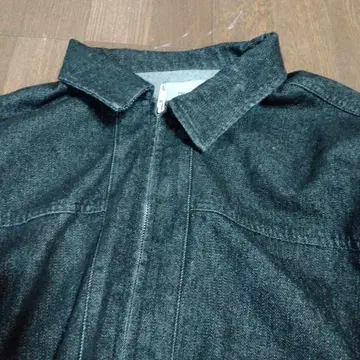 블랙 데님 자켓