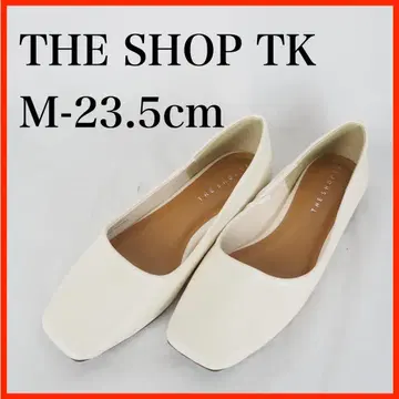 THE SHOP TK*새상품*플랫슈즈*M-23.5cm*화이트*O4271