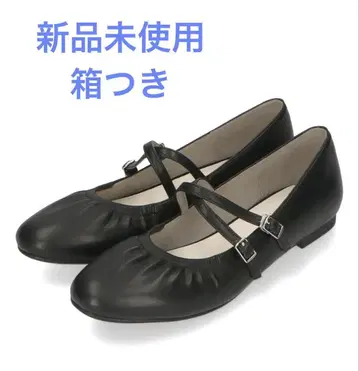 발레 슈즈 블랙 1.2cm 힐