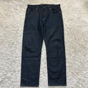 UNIQLO 카이하라 인디고 다크 네이비 스트레이트 레그 데님 w33