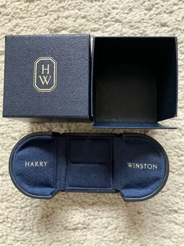 HARRY WINSTON 해리 윈스턴 반지 케이스 네이비