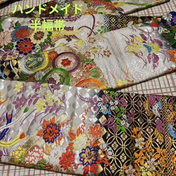 핸드메이드 반폭 오비 폭 15cm 길이 4m 8cm