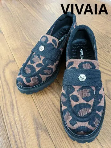 VIVAIA 레오파드 무늬 로퍼 22cm
