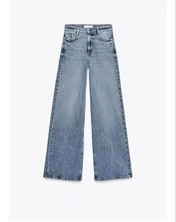 미사용 새상품 ZARA Z1975 WIDE LEG 하이웨스트 데님 36