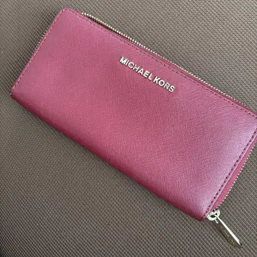 MICHAEL KORS 핑크 장지갑
