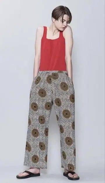 6(ROKU) BATIK RRINT PILE 팬츠 바틱 팬츠