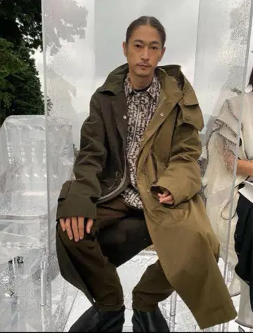 sacai Ten C 20AW 콜라보 모즈 코트 쿠보즈카 요스케