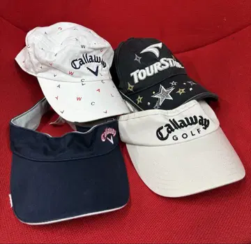 Callaway 캘러웨이 골프 캡 선바이저 4점 묶음 판매