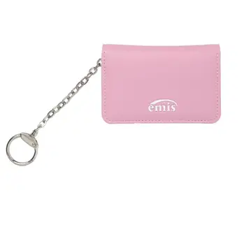 emis 키체인 패스 케이스 핑크