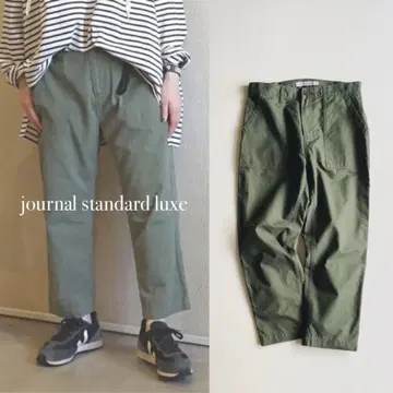 JOURNAL STANDARD LUXE 립스탑 베이커 팬츠