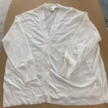 Spick & Span 아이보리 가디건 얇은 소재