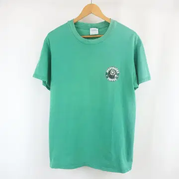 00년대 JERRYBUCKS COFFEE 로고 페이드 밴딩 티셔츠 M