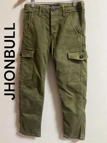 Johnbull 젬블 카키 카고 팬츠