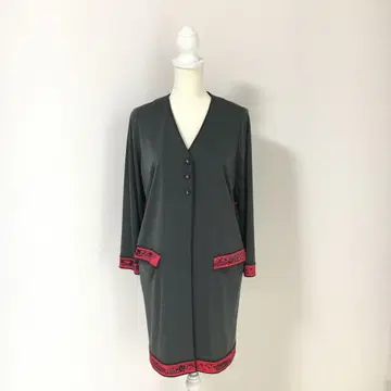 새상품급 LEONARD 레오나르 캉캉 롱 코트 자켓