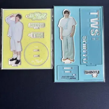 미개봉 새상품 TWS 시뉴 처음 팝업 아크릴 스탠드 2개 세트