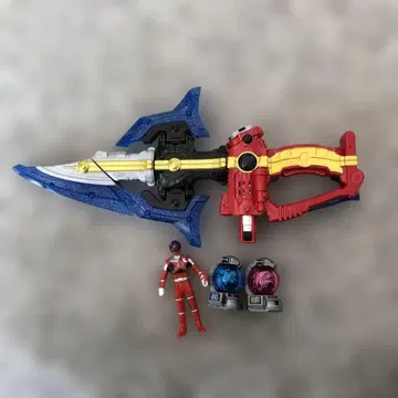 우주전대 큐레인저 DX 큐자 웨폰 반다이 큐타마 2개 인형