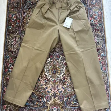 MARKAWARE 더블 플리츠 트라우저 베이지 23SS