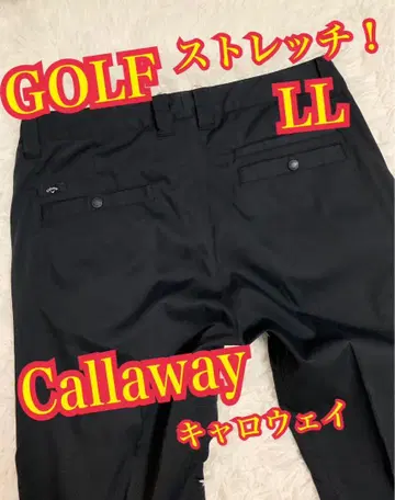 Callaway 캘러웨이 골프 팬츠 슬랙스 스트레치 블랙 LL