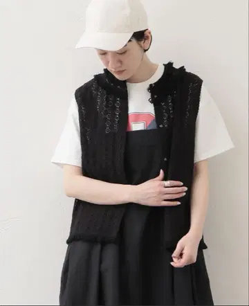 코튼 레이스 슬리브리스 블라우스 저널 스탠다드 락스