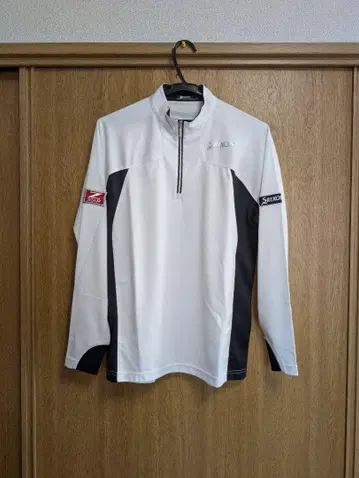 Srixon 하프 지퍼 셔츠 화이트/블랙