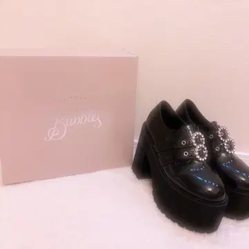 Bubbles 버블스 더블 버클 통굽 신발 사이즈 38