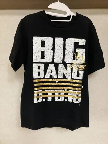 BIG BANG 로고 티셔츠 블랙 S