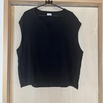 noelriel 린넨 베스트 블랙