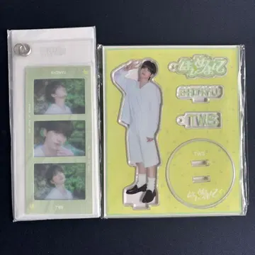 미개봉 새상품 TWS 신유 처음 뵙겠습니다 팝업 아크릴 스탠드 키링