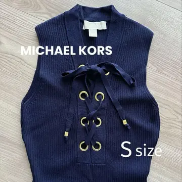 MICHAEL KORS 슬리브리스 원피스 S 네이비