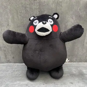 쿠마몬 봉제 인형 빅 블랙 전체 길이 약 35cm