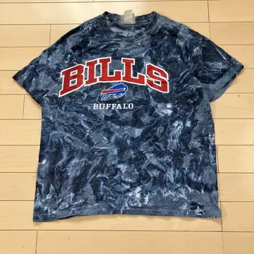 7.3 NFL 버팔로 빌스 타이다이 풋볼 티셔츠 구제 의류 레트로