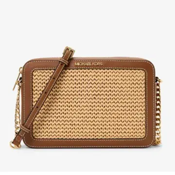 마이클 코어스 Michael kors 브라운 엮음 숄더백