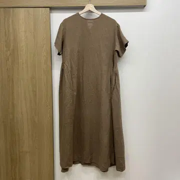 RCW 원피스 38 모카 베이지 린넨 캐널진