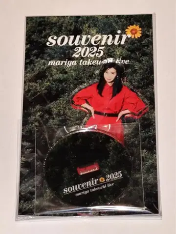 다케우치 마리야 아크릴 스탠드 souvenir2025 투어 굿즈 아크스타