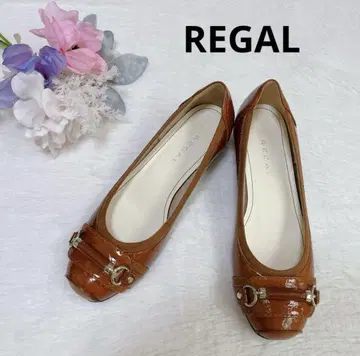 REGAL 브라운 플랫슈즈 22.5cm